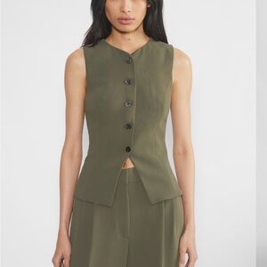 Aritzia Olive Regal Vest
